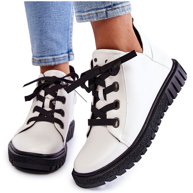 Scarpe in Ecopelle Sergio Leone PB210 Bianche bianca