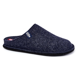 Pantofole da uomo classiche Big Star KK176004 blu navy