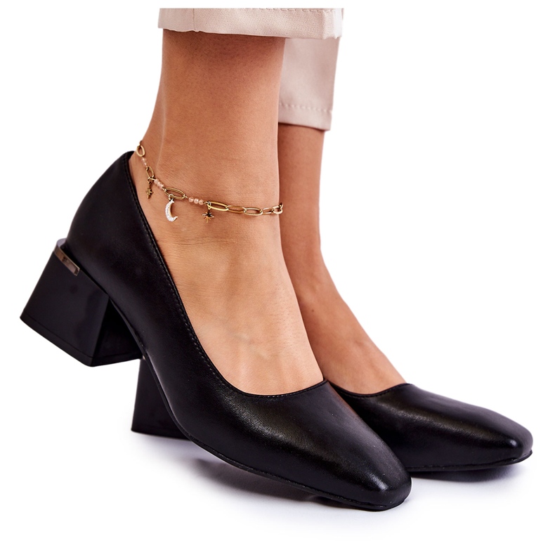Décolleté in pelle La.Fi 230034B-QN Nero