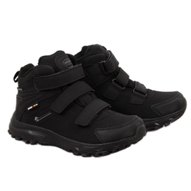 Scarpe da trekking impermeabili con velcro American Club W AM854 nero