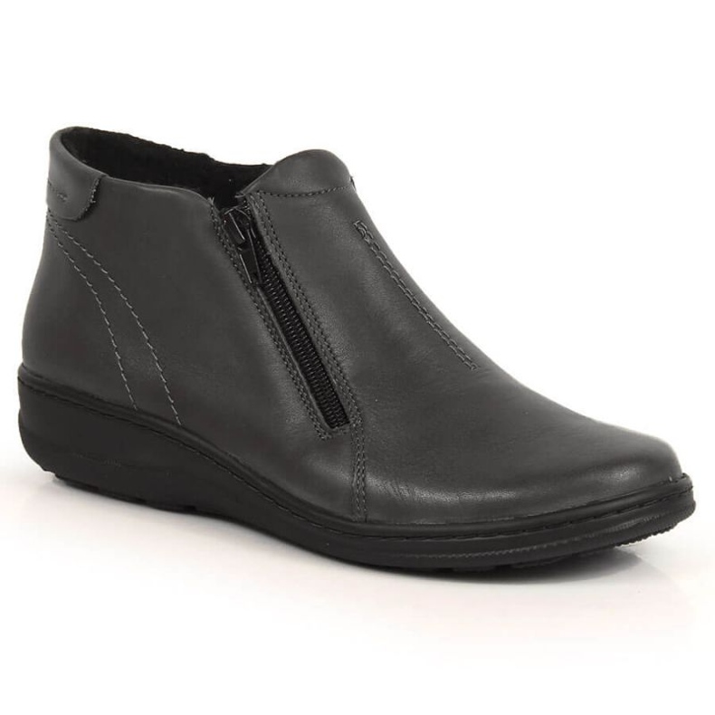 Comodi stivali isolanti in pelle Helios W H642E grigio