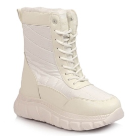Stivali alti con pelliccia Vinceza W JAN165B bianco multicolore
