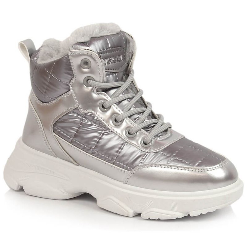 Scarpe sportive con isolamento metallico Vinceza W JAN166B d'argento