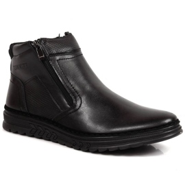 Scarpe in pelle con cerniere isolate T.Sokolski M SCA187A nero