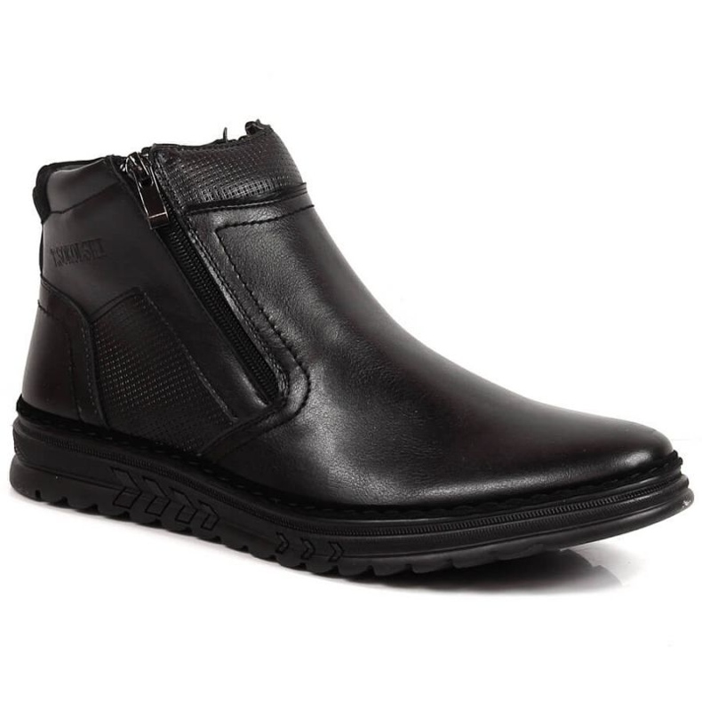 Scarpe in pelle con cerniere isolate T.Sokolski M SCA187A nero