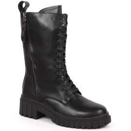 Stivali isolanti in pelle Artiker W HBH38A nero