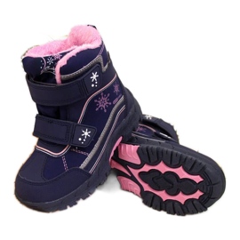 Doposci impermeabili Velcro American Club Jr AM852A blu