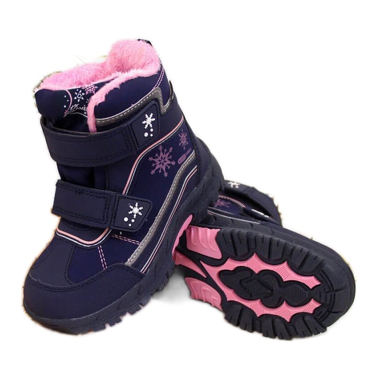 Doposci impermeabili Velcro American Club Jr AM852A blu