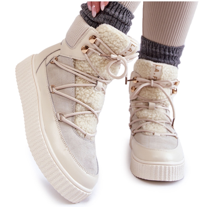 PL4 Doposci da donna La.Fi 280072W-QN Beige chiaro