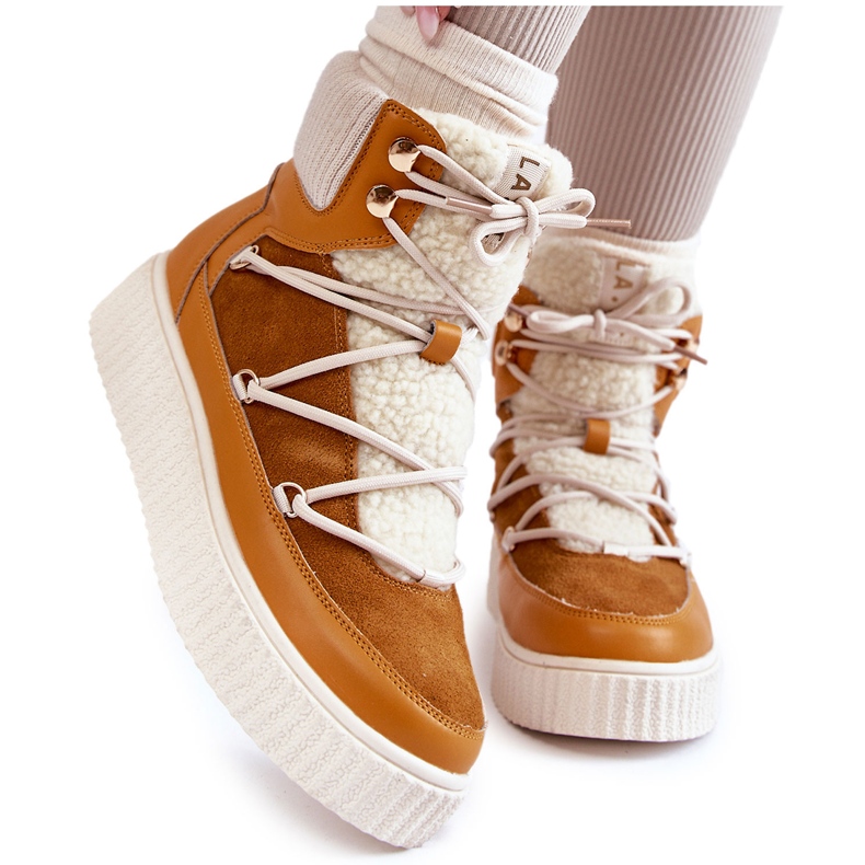 PL4 Doposci da donna La.Fi 280072Y-QN Camel marrone