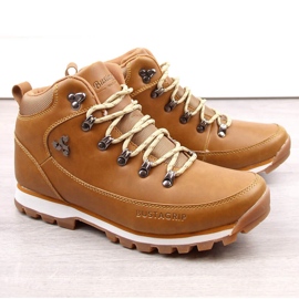 Scarpe da trekking da uomo in pelle gialla Outback Bustagrip giallo