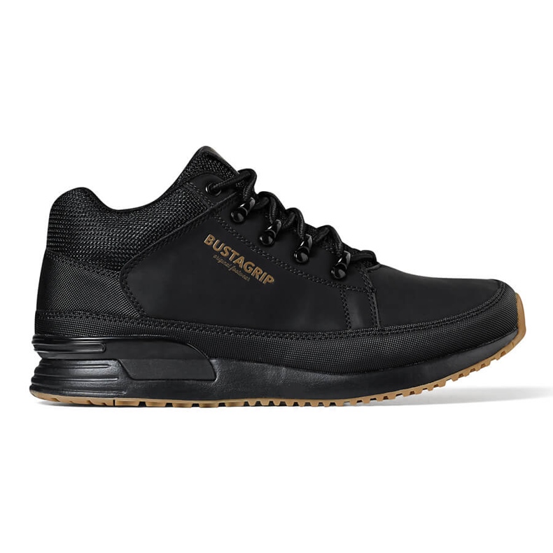 Scarpe da uomo in pelle nera, sneakers Cruiser Bustagrip nero
