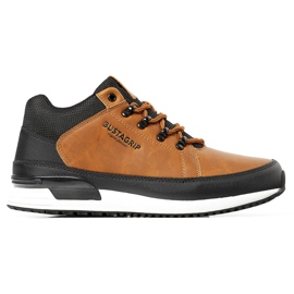 Scarpe da uomo in pelle marrone Cruiser Bustagrip