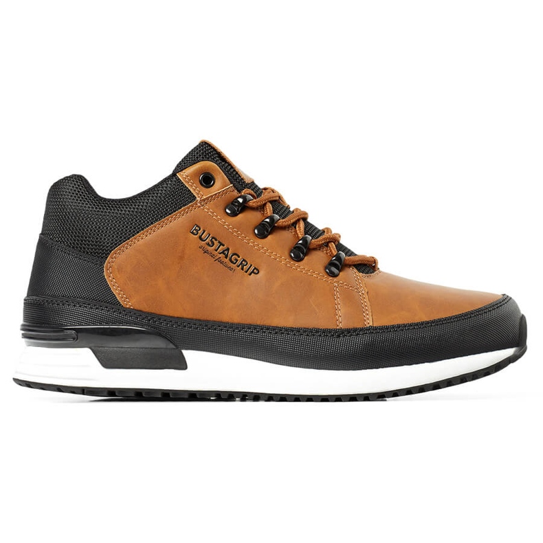 Scarpe da uomo in pelle marrone Cruiser Bustagrip