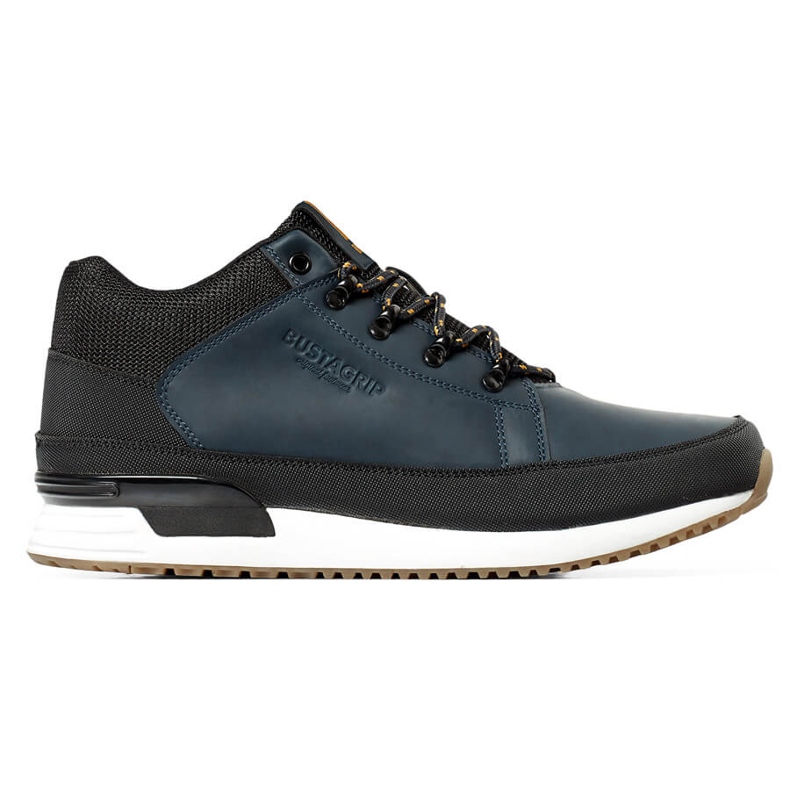 Scarpe da uomo in pelle, Cruiser Bustagrip blu navy