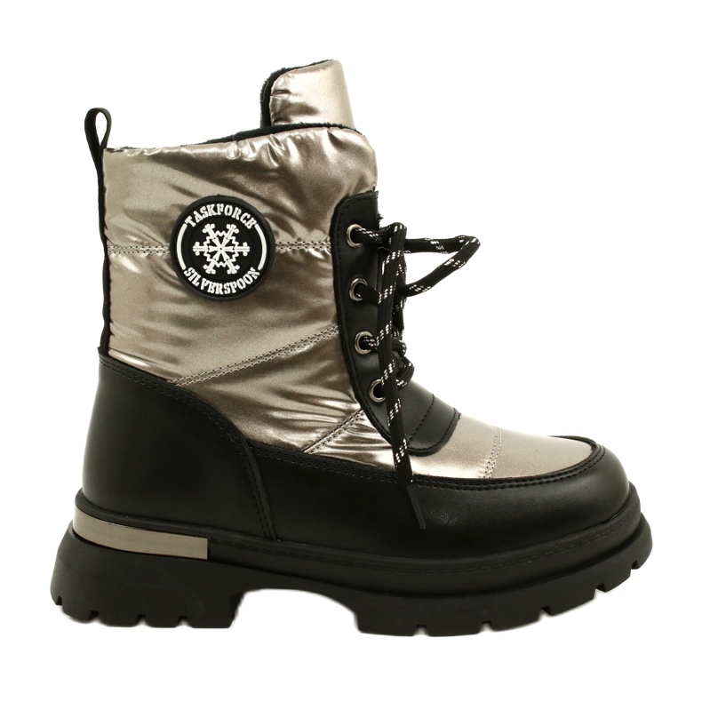 Stivali da neve per ragazze evento 22dz23-5258 Pepter nero