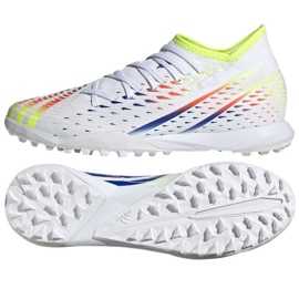 Scarpe da calcio Adidas Predator Edge.3 Tf M GW0951 bianco bianco