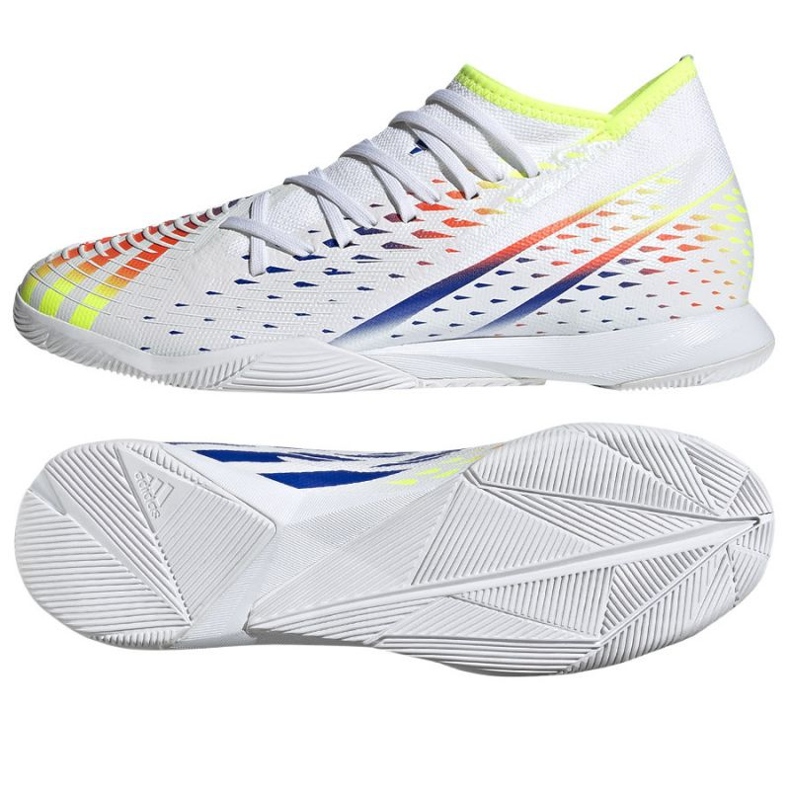 Scarpe da calcio Adidas Predator Edge.3 In GV8517 bianca bianca