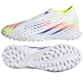Scarpe da calcio Adidas Predator Edge.3 Ll Tf Jr GV8490 bianco bianco