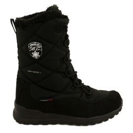 Doposci impermeabili in Softshell con membrana American Club SN21/22, colore nero