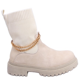 PA1 Stivali con tomaia flessibile Jesse Beige