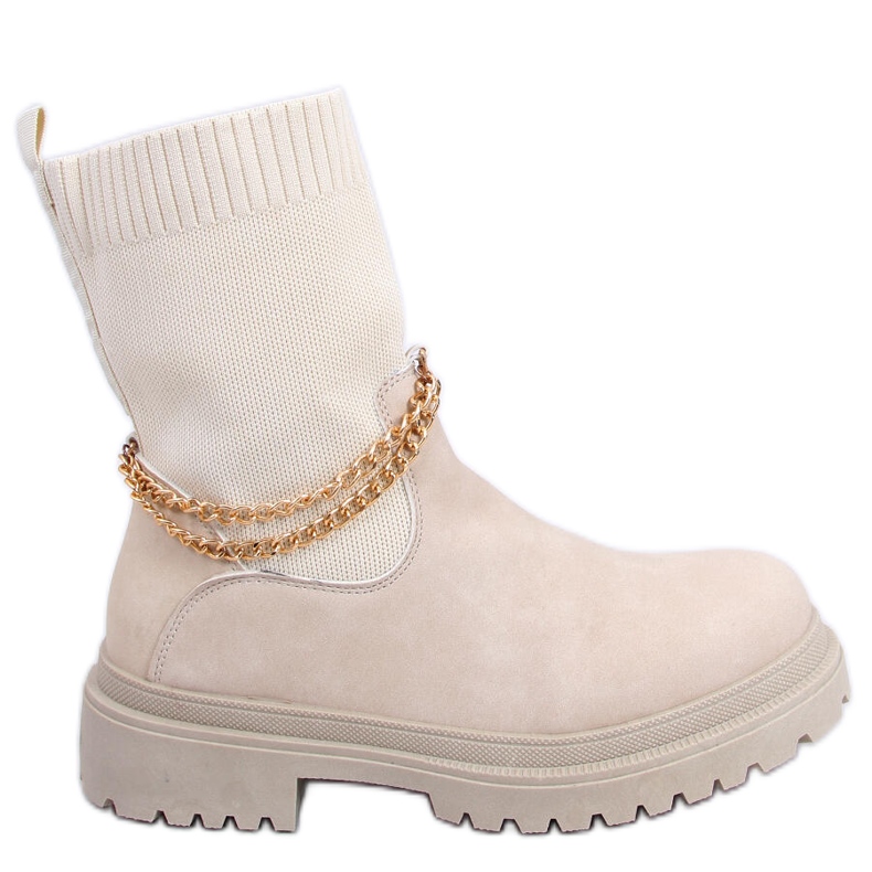 PA1 Stivali con tomaia flessibile Jesse Beige