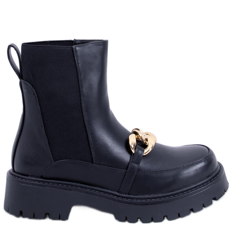PA1 Stivaletti Chelsea alti da donna Moby Black nero