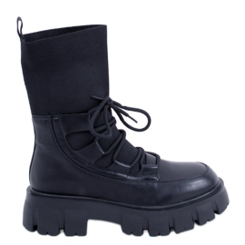 PA1 Stivali con tomaia flessibile Thicke Black nero