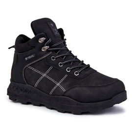 NEWS Stivali caldi neri da uomo Allan Black Trappers nero