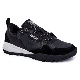 Scarpe sportive classiche da uomo Memory Foam Big Star KK174270 nero