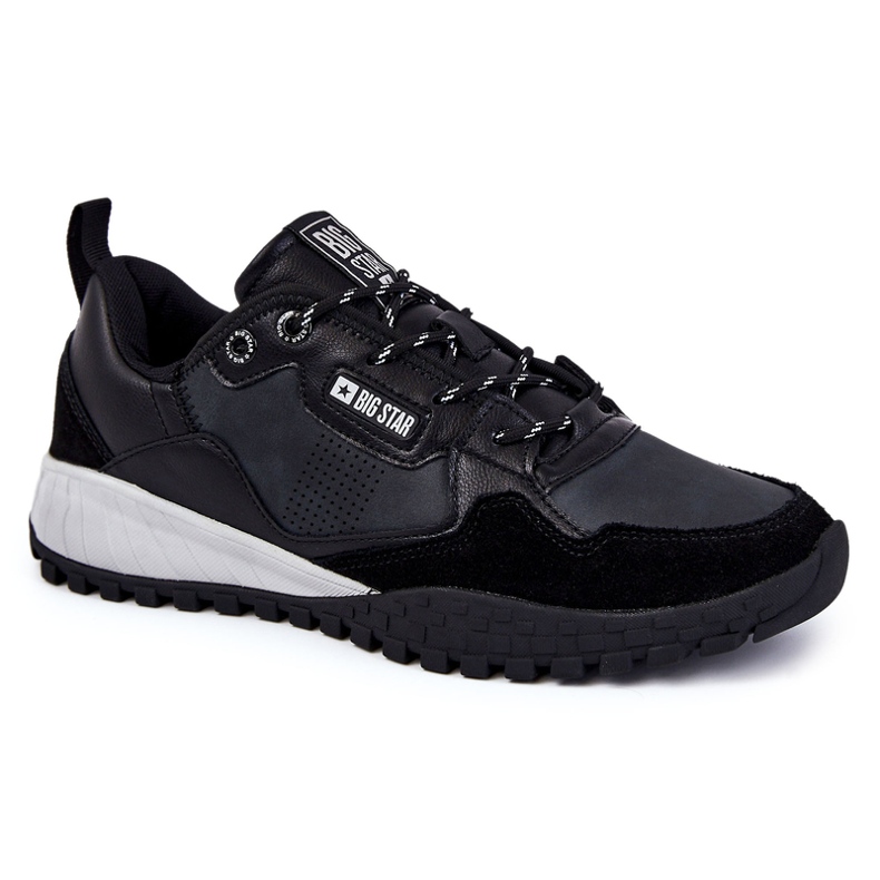 Scarpe sportive classiche da uomo Memory Foam Big Star KK174270 nero