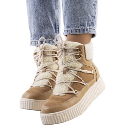 PA1 Doposci da donna marroni di Laursen beige écru