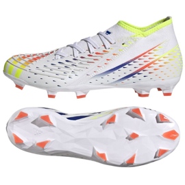 Scarpe da calcio Adidas Predator Edge.2 Fg GW2271 bianca bianca