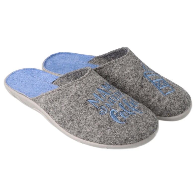 BEFADO SLIPERS DELLE DONNE 235D188 GRIGI blu