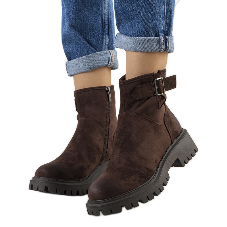 Stivali marroni di Alejandra marrone