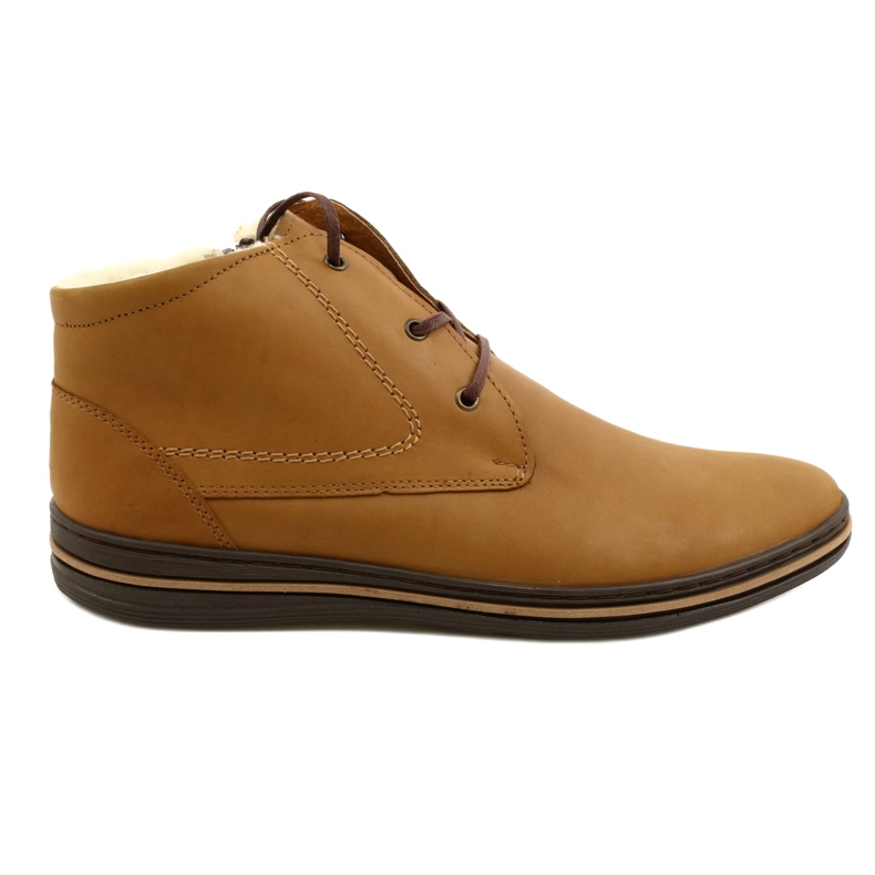 Polbut 339 scarpe rosse da uomo marrone arancia