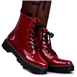 S.Barski Stivali da donna rossi Kognito HY56 rosso