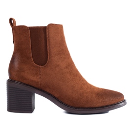 Stivaletti da donna marroni marrone