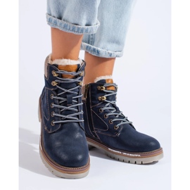 Stivali blu navy da donna