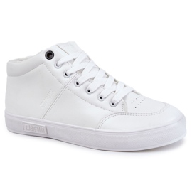 Sneakers Classiche in Pelle da Uomo Big Star KK174347 Bianche bianco