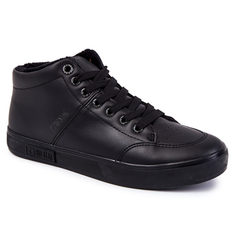 Sneakers Classiche in Pelle da Uomo Big Star KK174348 Nere nero