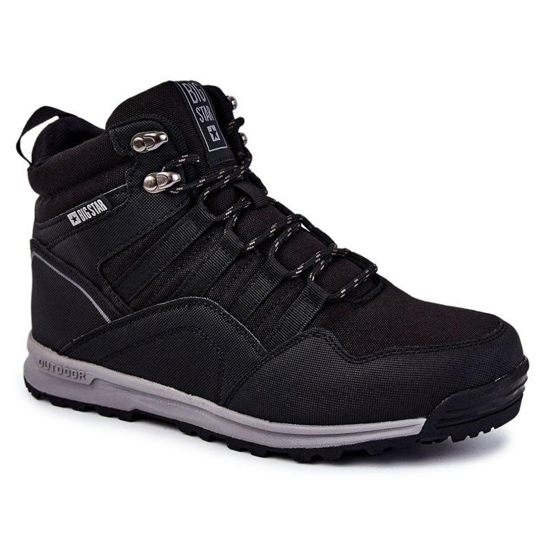 Scarpe da trekking da uomo riscaldate Big Star KK174371 nere nero