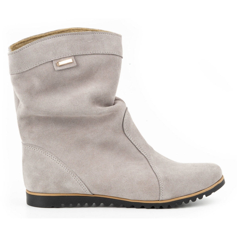 Olivier Stivali in pelle riscaldati da Emi Light Grey grigio