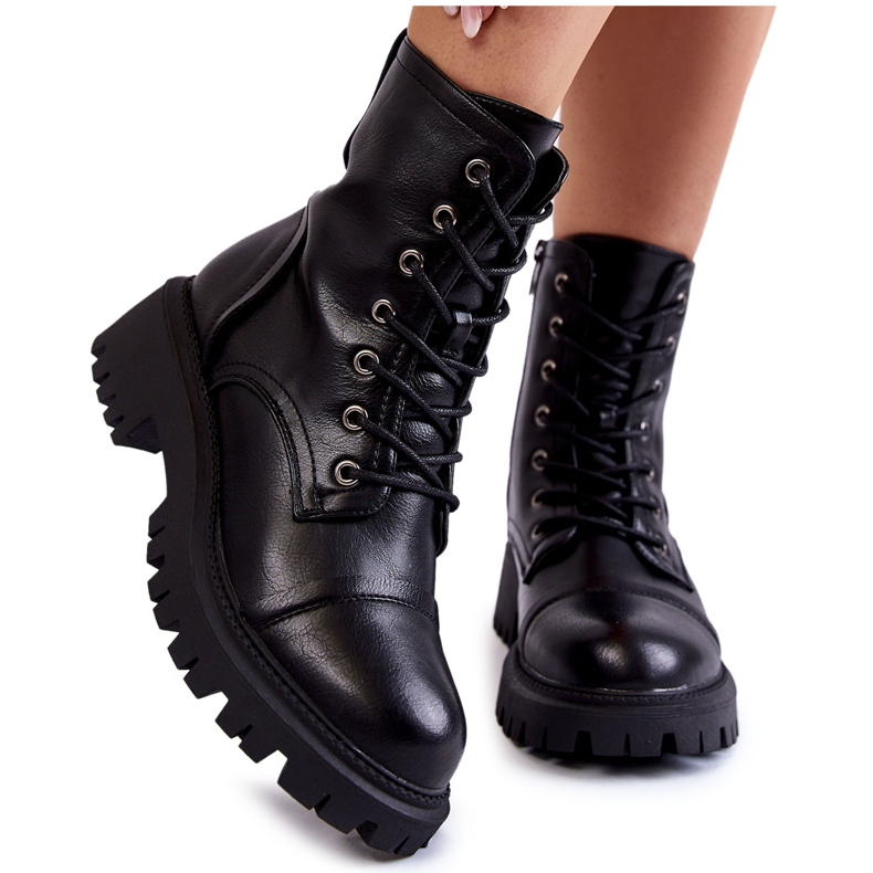 Stivali caldi in pelle La.Fi 250044B-PU neri nero