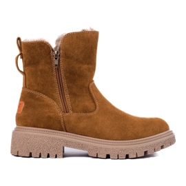 Stivali isolanti da donna beige