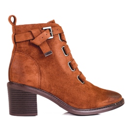 Stivaletti da donna marroni marrone