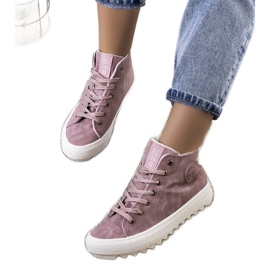 Sneakers rosa isolate Big Star EE274113