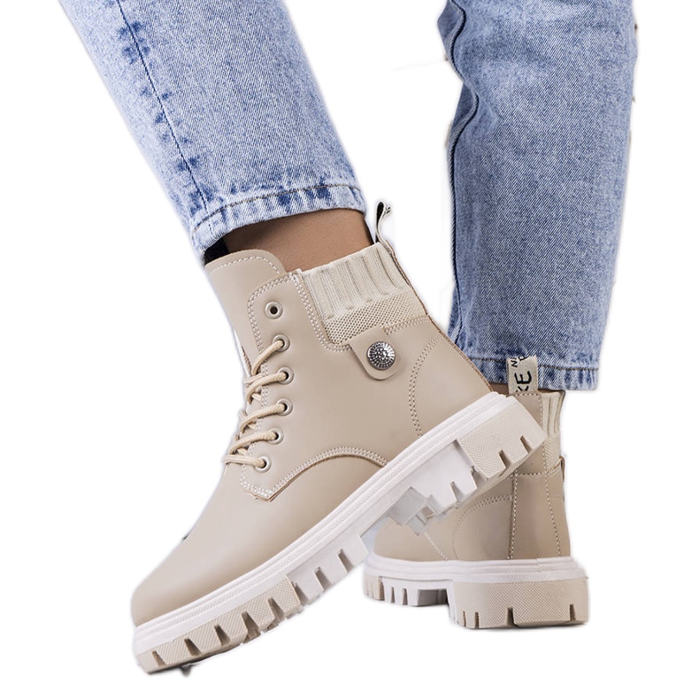 PA1 Stivali da donna beige di Odell