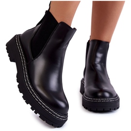 PA1 Stivali classici da donna Jodhpur neri Atelio nero
