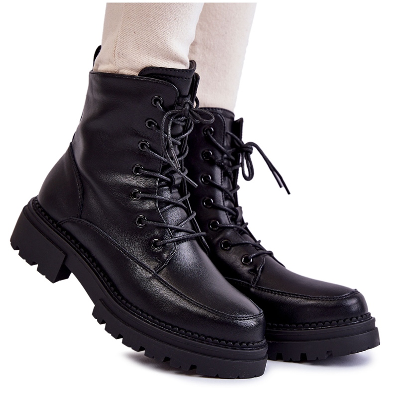 Stivali caldi in pelle La.Fi 250009B-QN Nero